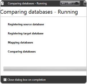 Comparing databases