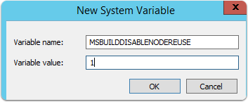 Running MSBuild Manually